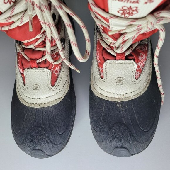 Kamik Winter Boots Womens US Size 9 Red Warm Thinsulate Snow - Picture 2 of 11